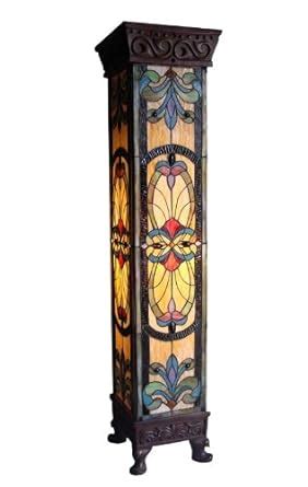 Tiffany-style Victorian Floor Pedestal Lighting Fixture 42" Tall - Floor Lamps - Amazon.com