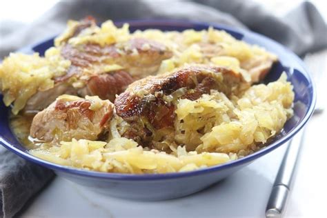 Country Style Pork Spare Ribs and Sauerkraut - The Fed Up Foodie | Pork ...