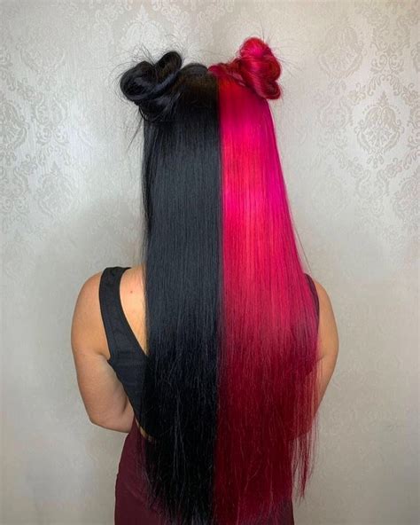 35 HQ Images Pink & Black Hair - 83 Pink Hairstyles And Pink Coloring ...