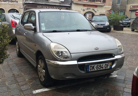 2000 Daihatsu Sirion (M1) 1.3 i 16V 4WD (102 Hp) | Technical specs ...