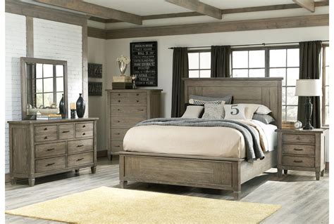 Greenwich California King Panel Bed - Living Spaces | Rustic bedroom ...