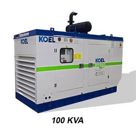 100 KVA Kirloskar DG Set at Rs 585000/unit | Diesel Generator in Chennai | ID: 20372683048