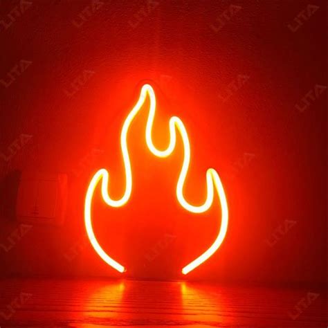 Fire Neon Sign Is Funky In Style And Durable - LITA SIGN