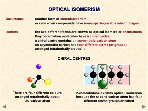 Optical isomerism