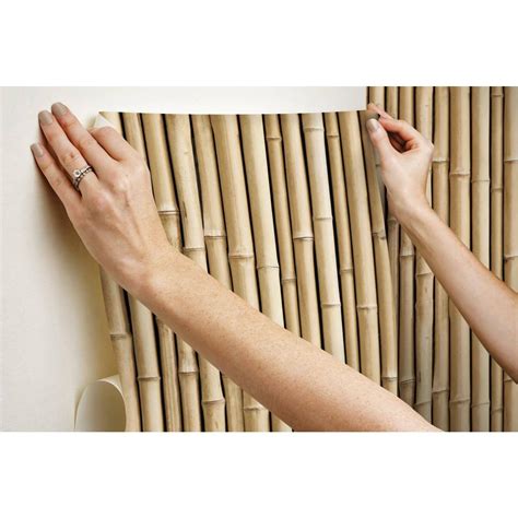 RoomMates Bamboo Peel & Stick Wallpaper | Michaels in 2024 | Bamboo wallpaper, Bamboo decor ...