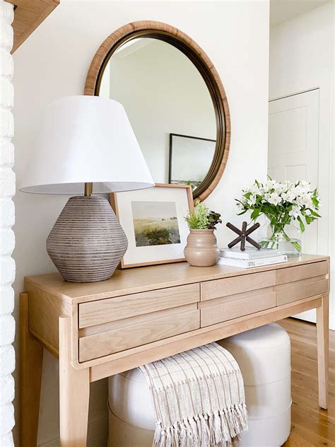 Console Table Decorating Ideas On A Budget - The Sommer Home