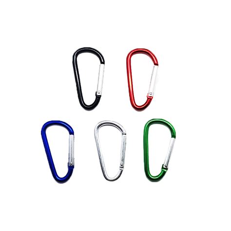 5 Pack Aluminum Carabiner,D Shape Keychain Clip Reviews