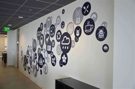 23 Creative Wall Decals Ideas For Office – 14 Is Most Inspiring | Office wall design, Office ...