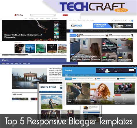 Best Free Responsive Blogger Template 2020 Tech Aedgar - Riset