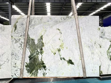 Light Green Marble Slab Tiles from China - StoneContact.com