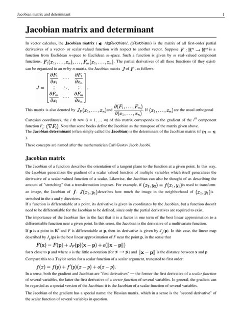 116186184-Jacobian-matrix-and-determinant.pdf | Derivative | Determinant | Free 30-day Trial ...