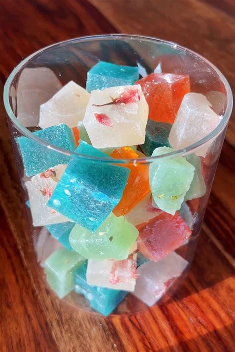 Kohakutou (Japanese crystal candy) Recipe - flavored with Juice