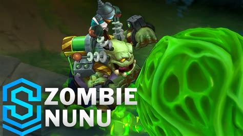 Zombie Nunu 2018 Skin Spotlight - Pre-Release - League of Legends - YouTube