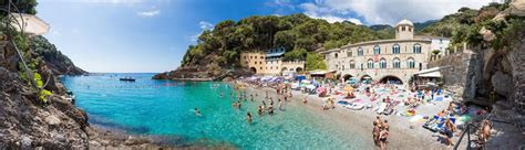 Beach at Abbazia di San Fruttuoso, Genoa, Italy - The clearest water I ...