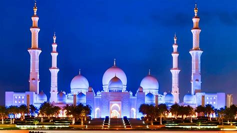 Sheikh Zayed Grand Mosque Abu Dhabi, Day & Night Views Full Tour in 4K ...