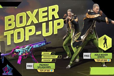 How to get free gun skin and emote in Free Fire from top-up event (MAX ...