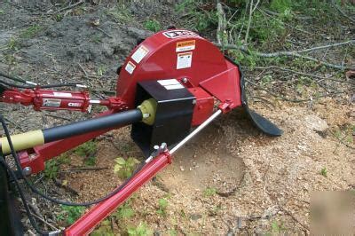 3-pt mounted, pto driven stump grinder, 26" cut'g wheel