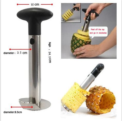 1 Pcs Multi function Stainless Steel Pineapple Peeler Peel Machine ...