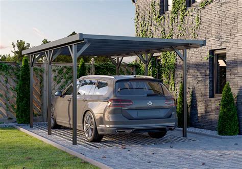 Carport Aluminium anthrazit 504x305 cm kaufen | GFP