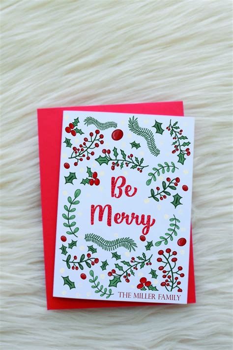 Personalized Christmas Cards Custom Christmas Cards Set - Etsy