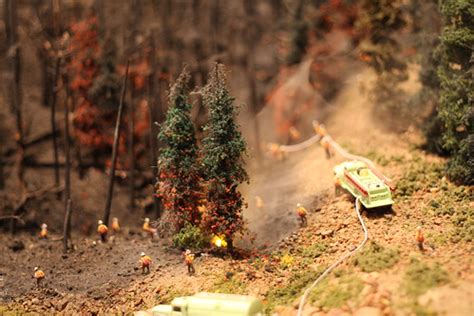 Model forest fire fighters. | William Andrus | Flickr