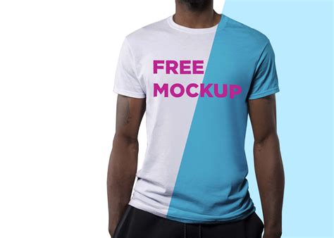 Free Photorealistic T-Shirt Mockup (PSD)