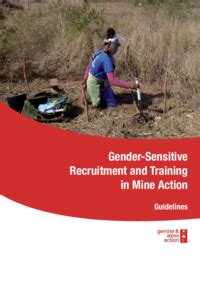 Gender-Sensitive Recruitment and Training in Mine Action – Guidelines - GICHD