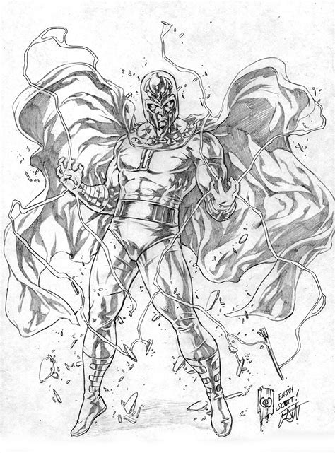 Magneto | Comic art sketch, Drawing superheroes, Comics artwork