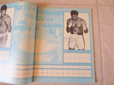 Lot Detail - Autographed Leon Spinks 1978 Spinks vs. Ali Battle of New ...