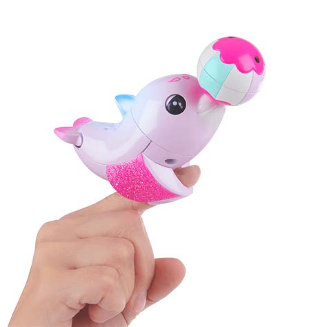 Fingerlings Baby Light-up Dolphin - Jules (Pink) - Interactive Toy ...