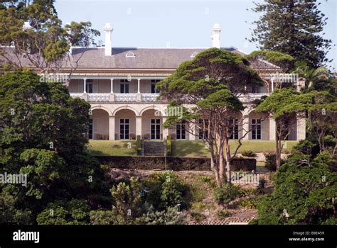 Admiralty House, the official Sydney residence of the governor-general ...