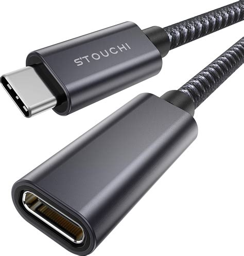 USB C Thunderbolt 3 Extension Cable，Stouchi 10gbps USB C 3.1 Male to Female Charging &Audio Data ...