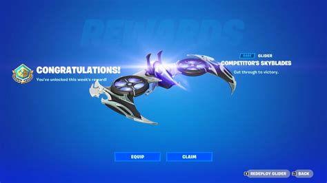 How to unlock the Fortnite Competitor’s Skyblades Glider | esports.gg