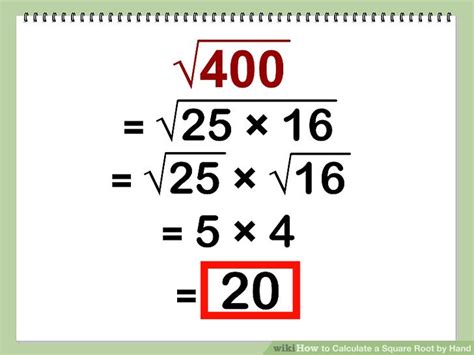 How to Calculate a Square Root by Hand (with Calculator)