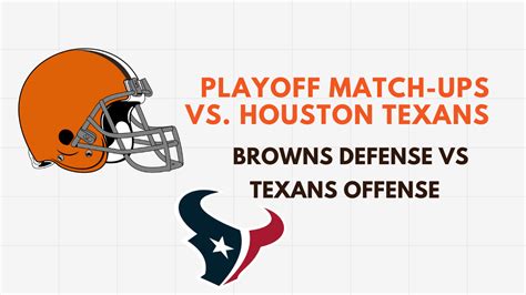 Cleveland Browns vs. Houston Texans Playoff Matchups 1/11/24: Browns ...