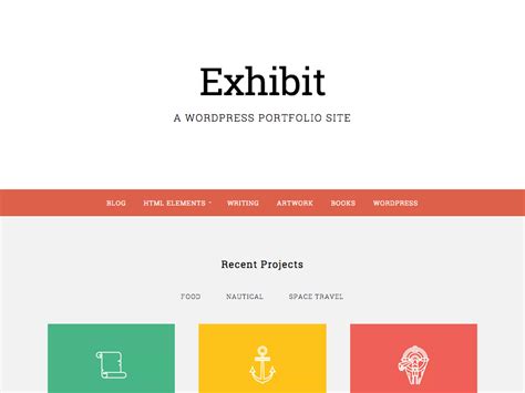 Exhibit Theme — WordPress.com