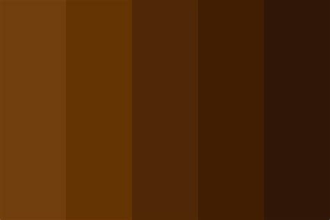 Chestnut brown hair swatches Color Palette - EroFound