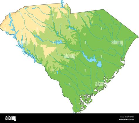 South carolina map Stock Vector Images - Alamy