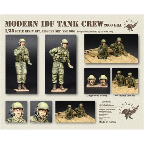 1/35 Modern IDF Tank Crew - 2000 Era (2 Figures) - Modelling Planet