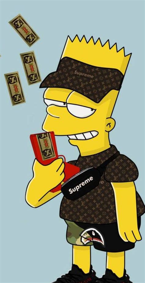 Bart Simpson Supreme Png, Cartoon Png, Supreme Logo Png, Bart Simpson Png, The Simpson Svg ...