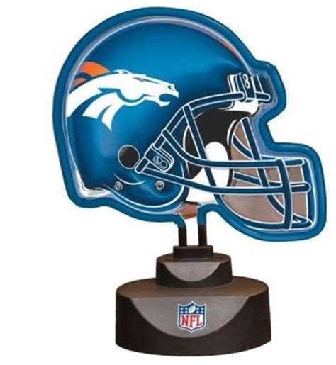 Novelty Lamps: NFL 10.5 in. Denver Broncos Neon Helmet Lamp NFL DBR 893 - Contemporary - Game ...