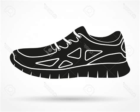 Running Shoe Silhouette Vector at Vectorified.com | Collection of Running Shoe Silhouette Vector ...