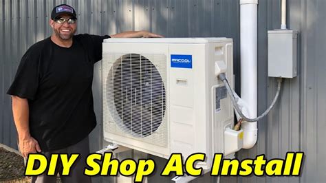 Mr Cool DIY Shop AC Install - YouTube