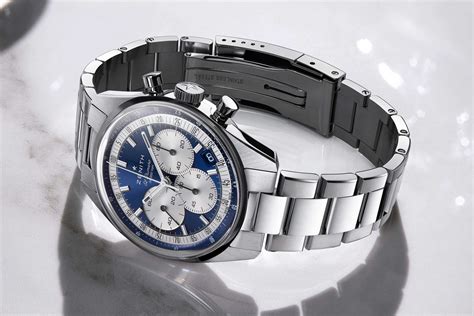 Zenith CHRONOMASTER Original Watch Black Dial Brown Steel, 55% OFF