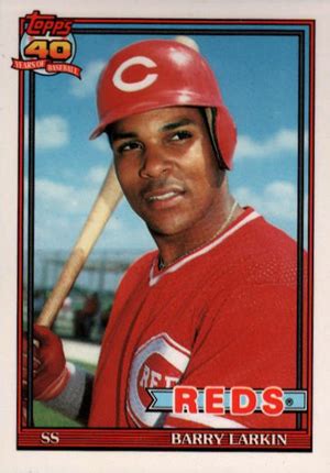 Barry Larkin Cards - A Career Through Topps Baseball Cards