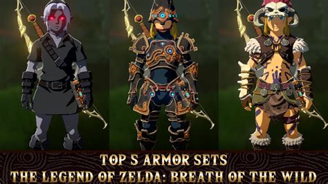 The Legend of Zelda: Breath of the Wild - Top 5 Armor Sets & How to Get Them! | RasouliPlays ...