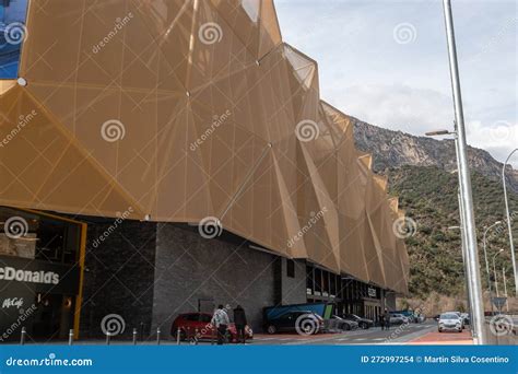 Epizen Shopping Center in the Principality of Andorra Near the Border with Spain in March 2023 ...