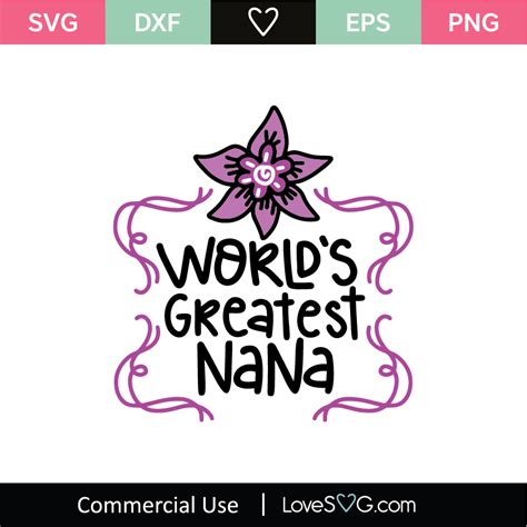 World's Greatest Nana SVG Cut File - Lovesvg.com