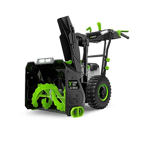 EGO POWER+ 56-volt 24-in Two-Stage Self-propelled Cordless Electric Snow Blower (2-Batteries ...