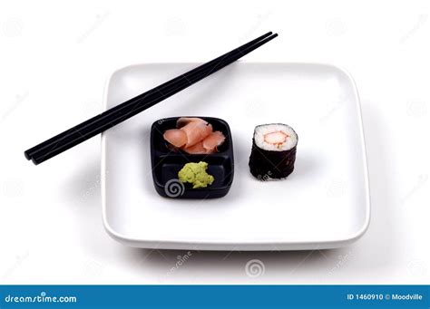 Food - Sushi and Chopsticks Stock Photo - Image of chopsticks, ginger: 1460910